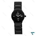 ساعت زنانه رادو مشکی وسط سرامیکی عقربه سیلور Rado-7280-L