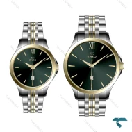 ساعت ست عروس دامادی انزو EC-612TSS دورنگ طلایی Enzo-8102-S