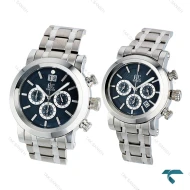 ساعت ست انزو EC-2168AVS سه موتوره صفحه سرمه ای Enzo-8126-S