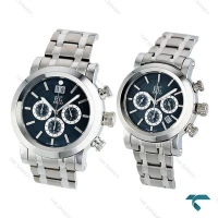 ساعت ست انزو EC-2168AVS سه موتوره صفحه سرمه ای Enzo-8126-S