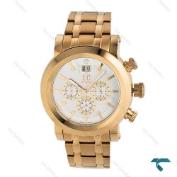 ساعت مردانه انزو EC-2168GEG طلایی صفحه سفید Enzo-8133-G