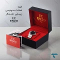 ساعت انزو EC-3124 زنانه بند کارتیه ای طلایی صفحه صدف Enzo-8727-L
