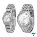 ساعت مچی ست سیتیزن VIP نقره ای صفحه سیلور Citizen-8195-S
