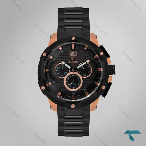 ساعت انزو مردانه EC-2518MTG سه موتوره کورنوگراف Enzo-8289-G