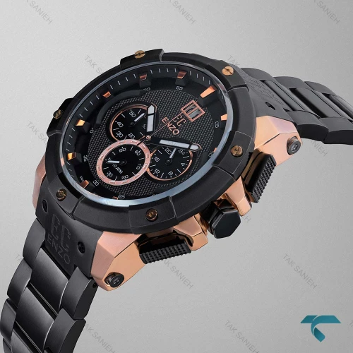 ساعت انزو مردانه EC-2518MTG سه موتوره کورنوگراف Enzo-8289-G