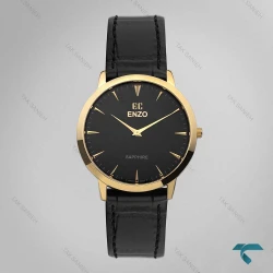 ساعت Enzo انزو EC-1702GBL زنانه طلایی بند چرم Enzo-8107-L