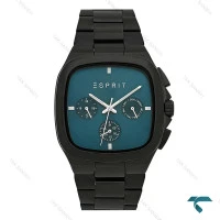 ساعت مردانه اسپریت سه موتوره مشکی صفحه کله غازی Esprit-8206-G