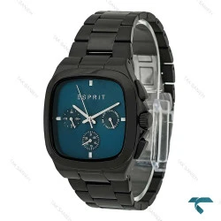ساعت مردانه اسپریت سه موتوره مشکی صفحه کله غازی Esprit-8206-G