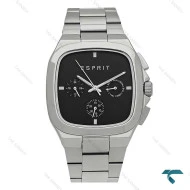 ساعت اسپریت مردانه استیل صفحه مشکی سه موتوره Esprit-8209-G