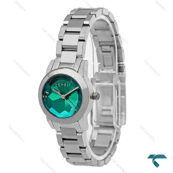 ساعت مچی اسپریت زنانه سیلور صفحه فیروزه ای Esprit-8218-L