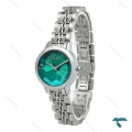 ساعت اسپریت زنانه سیلور صفحه سبز آبی بند جوبیلی Esprit-8221-L