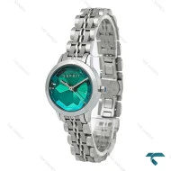 ساعت اسپریت زنانه سیلور صفحه سبز آبی بند جوبیلی Esprit-8221-L