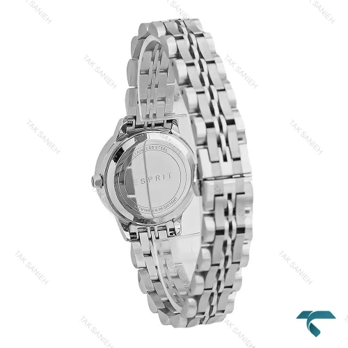 ساعت اسپریت زنانه سیلور صفحه سبز آبی بند جوبیلی Esprit-8221-L