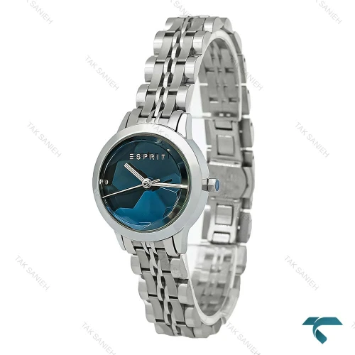 ساعت اسپریت زنانه سیلور صفحه کله غازی بند جوبیلی Esprit-8222-L