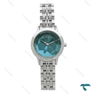 ساعت اسپریت زنانه نقره ای صفحه آبی Esprit-8224-L