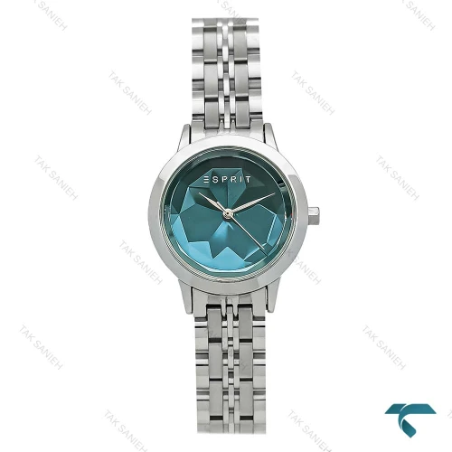ساعت اسپریت زنانه نقره ای صفحه آبی Esprit-8224-L