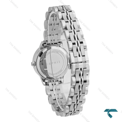 ساعت اسپریت زنانه نقره ای صفحه آبی Esprit-8224-L