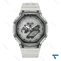 ساعت مچی کاسیو جیشاک سری GA2100 مردانه بند شیشه ای GShock-8233-G