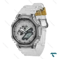 ساعت مچی کاسیو جیشاک سری GA2100 مردانه بند شیشه ای GShock-8233-G