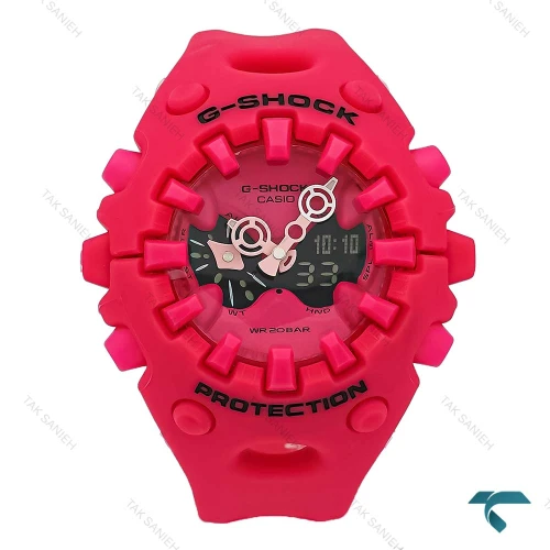 ساعت جیشاک سالی وان سری GA-V01 مردانه صورتی GShock-8235-G