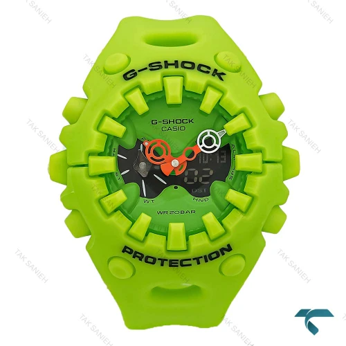 ساعت مردانه جیشاک سالی وان GA-V01 سبز فسفری GShock-8239-G
