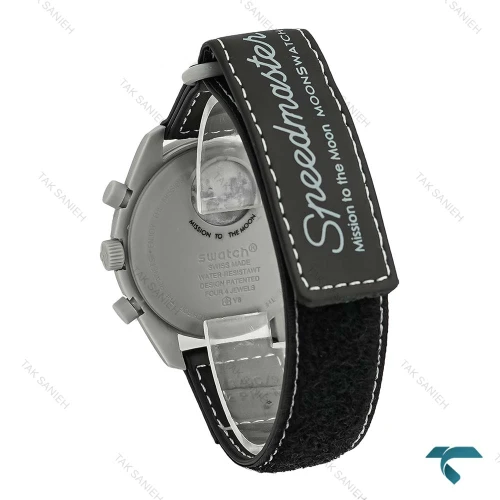 امگا سواچ ماموریت به ماه صفحه طوسی طرح جدید Swatch-8242-U