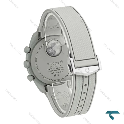 ساعت امگا سواچ بند رابر طوسی Swatch-8243-U