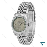 ساعت رولکس زنانه استیل صفحه طوسی ایندکس خط مدیوم Rolex-8251-L