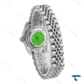 رولکس زنانه سیلور ایندکس خط صفحه فیروزه ای اسمال Rolex-8253-L