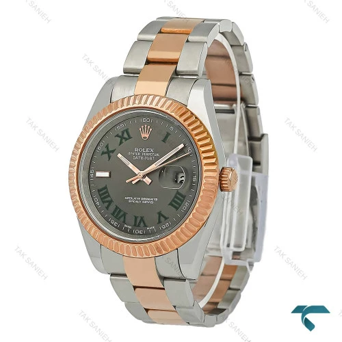 ساعت رولکس مردانه دورنگ رزگلد ویمبلدن Rolex-8255-G