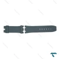 بند رابر ساعت AP ای پی مردانه مدل Off shore طوسی AP-Strap-8163-G