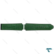 بند ساعت هابلوت مردانه چرمی سبز رنگ Hublot-Strap-8169-G