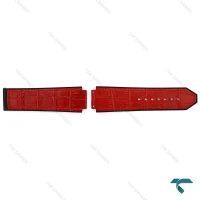 بند چرم ساعت هابلوت مردانه قرمز Hublot-Strap-8170-G