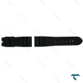 بندرابر ساعت پنرای مردانه مشکی لوگو قرمز Panerai-Strap-8176-G