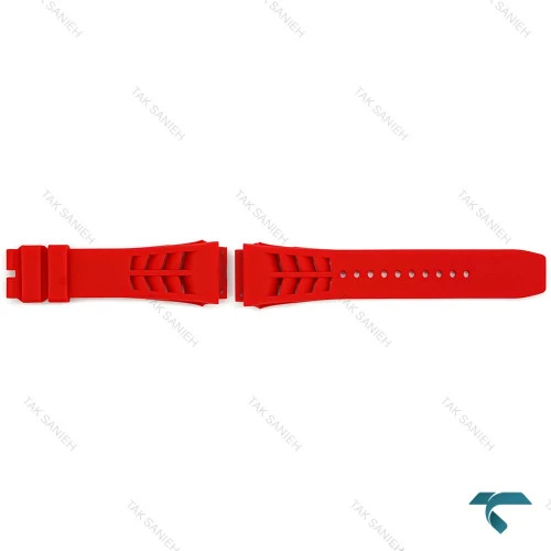 بند رابر ساعت ریچاردمیل مردانه قرمز Richard-Strap-8181-G