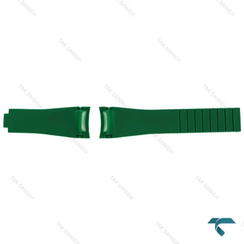 بند رابر ساعت رولکس مردانه سبز Rolex-Strap-8189-G