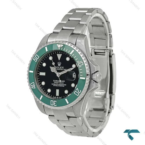 ساعت رولکس Submariner مردانه استیل سبز صفحه مشکی Rolex-8316-G
