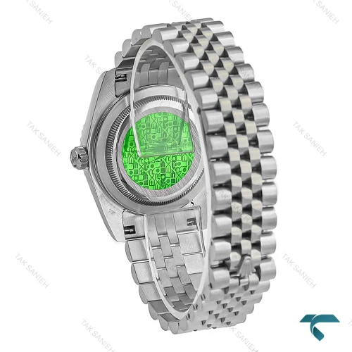 ساعت رولکس DateJust مردانه سیلور ایندکس خطی Rolex-8317-G