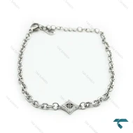 دستبند لویی ویتون زنانه ظریف نقره ای Bracelet-8344-L
