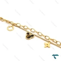 دستبند زنانه ون کلیف میکی موس طلایی VanCleef-8335-L