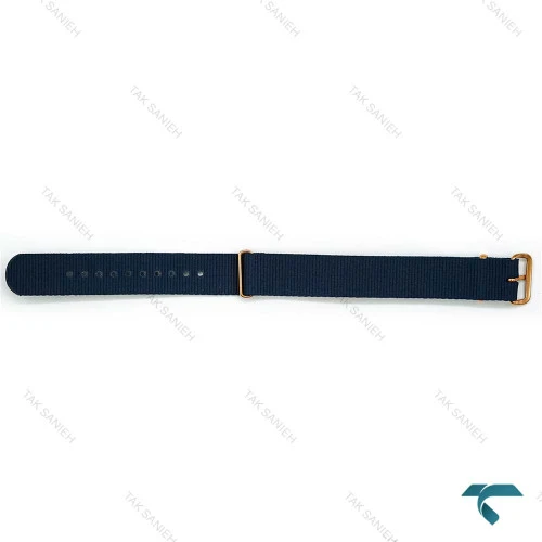 بند ساعت دنیل ولینگتون برزنتی سرمه ای رزگلد مردانه DW-Strap-4232-G