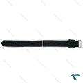 بند برزنت ساعت دی دبلیو زنانه مشکی نقره ای DW-Strap-4251-L