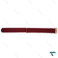 بند برزنتی دنیل ولینگتون مردانه زرشکی سگک رزگلد DW-Strap-8584-G