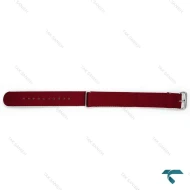 بند دنیل ولینگتون مردانه برزنتی زرشکی سگک سیلور DW-Strap-8585-G
