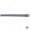 بند برزنتی ساعت دنیل ولینگتون زنانه سرمه ای سفید نقره ای DW-Strap-4822-L