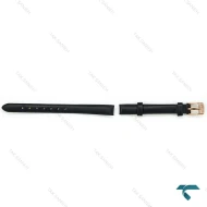 بند چرمی دنیل ولینگتون زنانه مشکی سگک رزگلد DW-Strap-8590-L