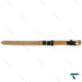 بند چرمی دنیل ولینگتون زنانه مشکی سگک رزگلد DW-Strap-8590-L