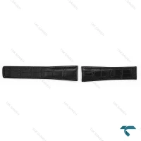 بند ساعت تگ هویر کررا مردانه چرمی مشکی Tag-Strap-8602-G