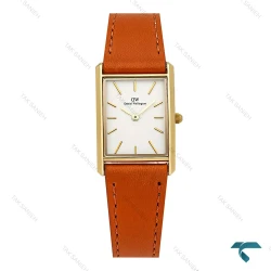 ساعت زنانه دنیل ولینگتون BOUND طلایی بند چرم عسلی DW-8613-L