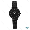 ساعت دنیل ولینگتون زنانه گرد فول مشکی اسمال DW-8615-L
